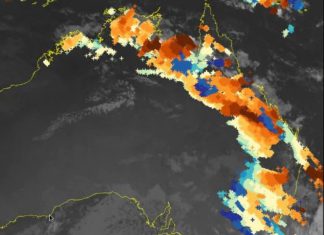 More than 2.24 million lightning strikes were recorded across Australia in the past 48 hours to Monday morning, October 26, 2020. Picture: Bureau of Meteorology