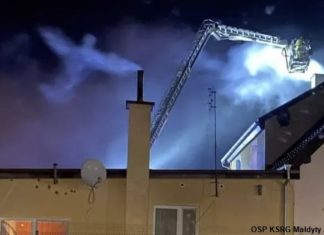 angel appears over firefighters in Poland, angel appears over firefighters in Poland picture