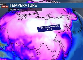extreme temperatures russia, siberia Yakutia region has longest cold spell for 14 years, lowest temperatures russia january 2021