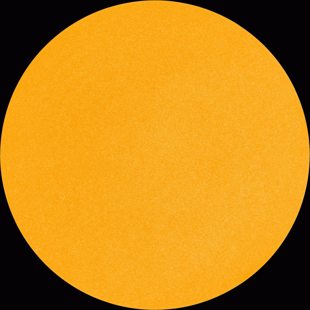 sun is blank, solar minimum