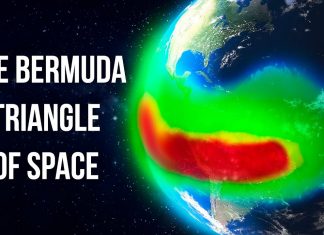 the bermuda triangle of earth or Southern Atlantic Anomaly