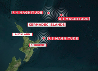 tsunami hits new zealand on March 5 2021, tsunami hits new zealand on March 5 2021 videoTsunami waves hit coastal New Zealand on March 5 2021 in video