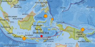3 strong earthquakes hit Indonesia, PNG and the Philippines within 5 hours on April 10 2021, 3 strong earthquakes hit Indonesia, PNG and the Philippines within 5 hours on April 10 2021 map, 3 strong earthquakes hit Indonesia, PNG and the Philippines within 5 hours on April 10 2021 video, photo
