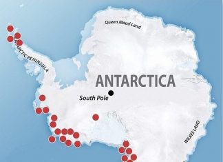 Antarctica is the largest volcanic region on Earth, antarctica volcano, antarctica volcano ice melting