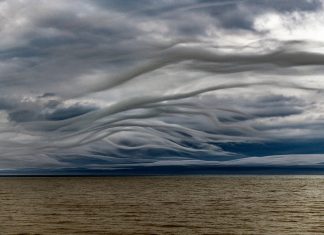 Crazy clouds over Lake Ontario