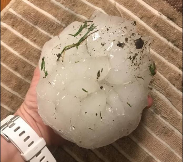 Monster hail hammers San Antonio and crashes through roofs into