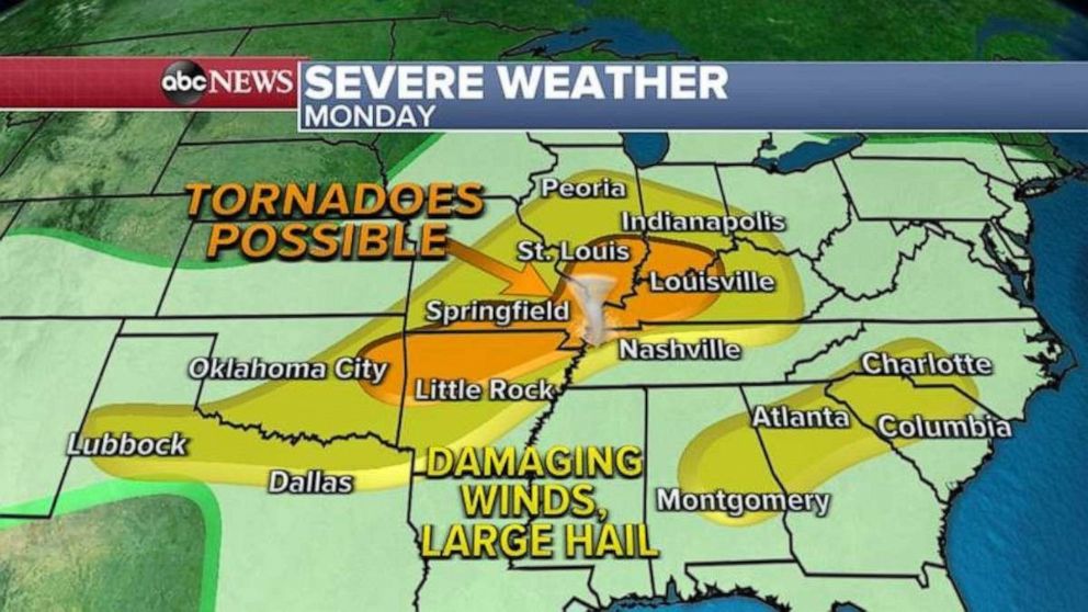 severe weather usa may 2021, tornado outbreak may 3 2021, 23 tornadoes in 24 hours usa may 2021