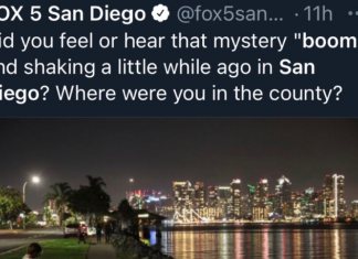 San Diego mysterious booms and shaking June 9 2021