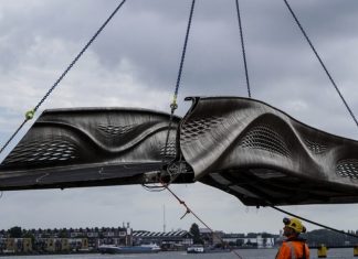 first 3d-printed bridge opens in Amsterdam, first 3d-printed bridge opens in Amsterdam video, first 3d-printed bridge opens in Amsterdam photo