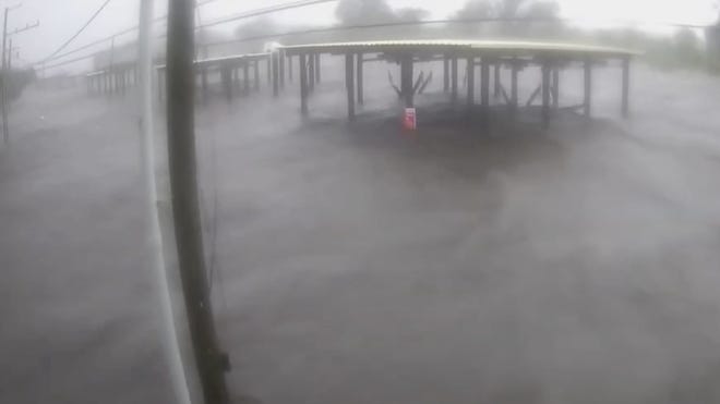 As Hurricane Ida roared ashore in Louisiana on Sunday, the storm's force was so strong it temporarily reversed the flow of the Mississippi River.