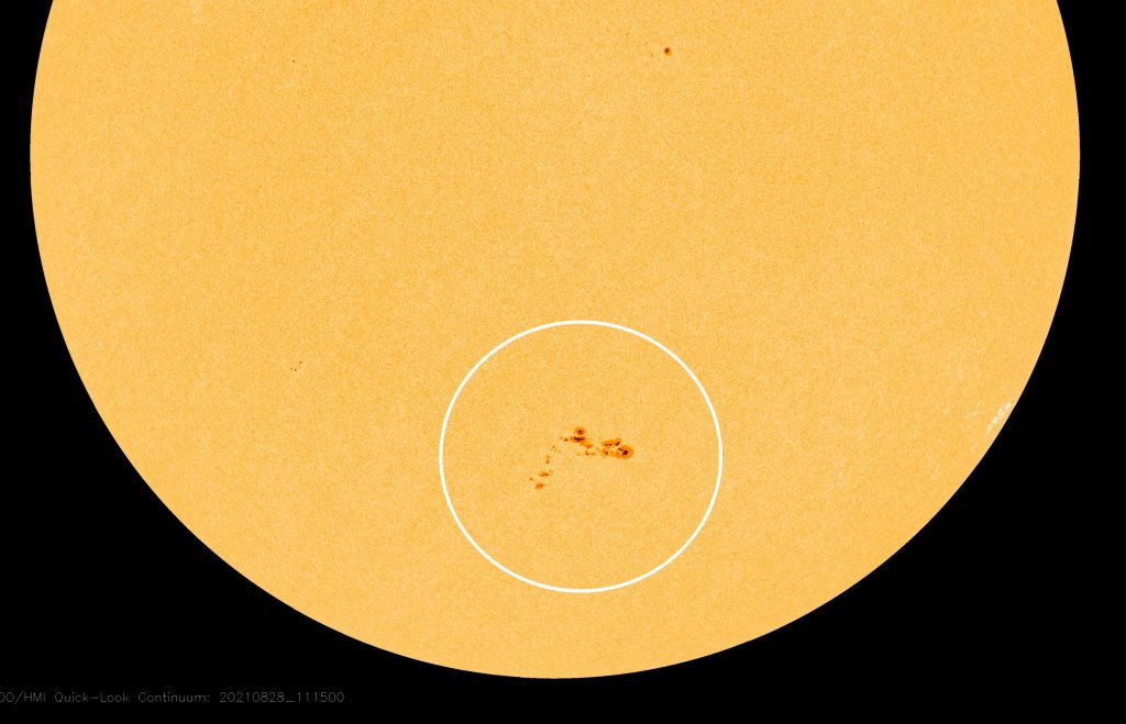 Sunspot AR2860 is facing earth