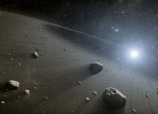 Astronomers Spot Two Unusually Red Objects in the Asteroid Belt The pair, named 203 Pompeja and 269 Justitia, bear a resemblance to objects located in the outer solar system.