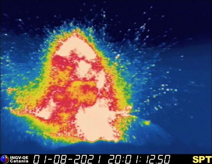 Major Stromboli eruption on August 1 2021, stromboli eruption pictures, stromboli eruption video, stromboli eruption map