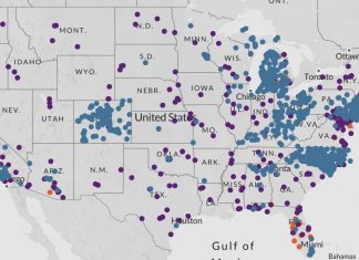 Map of PFAS contamination in the US, PFAS US contamination map, map contamination PFAS usa
