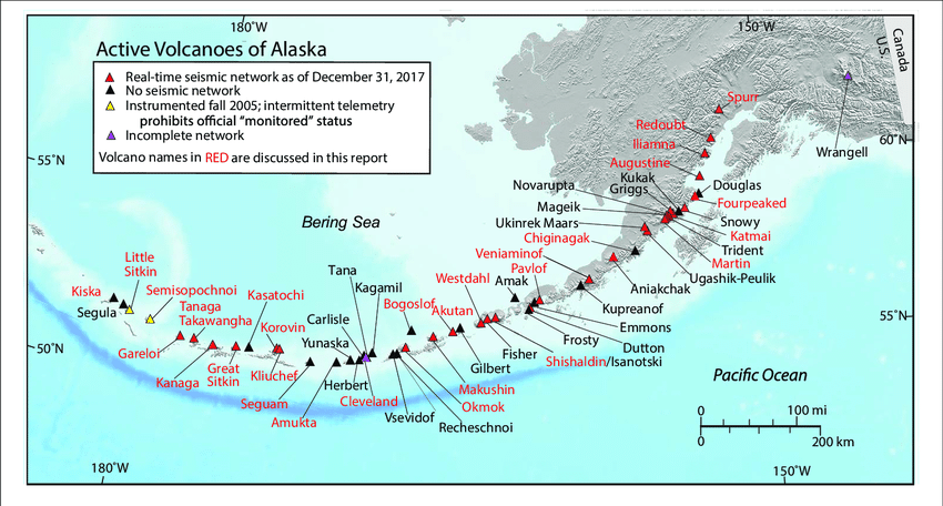 Active Volcanoes In Alaska 