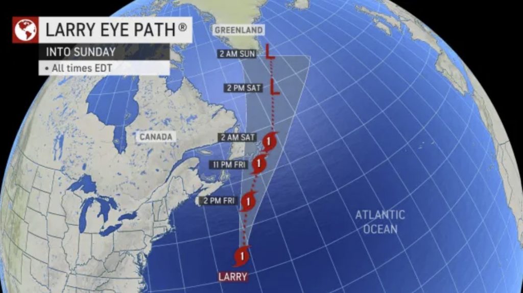 hurricane Larry, hurricane Larry update, hurricane Larry from hurricane to blizzard