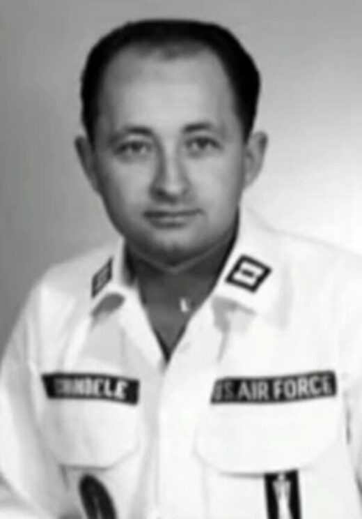 Captain David D Schindele when he was a launch crew commander at a secret nuclear base in North Dakota