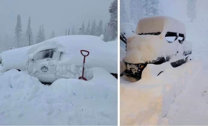 Massive snowstorm dumps up to 42 inches of snow in 36 hours on Sierra ...