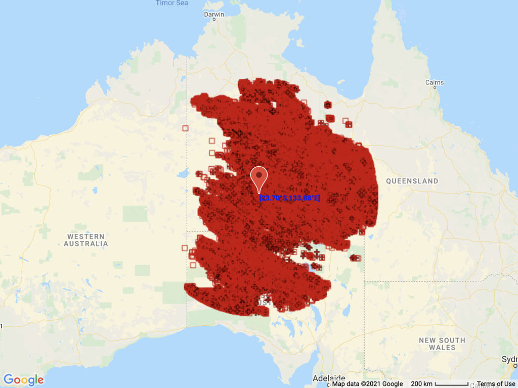 Australia lightning apocalypse on November 10-11 2021