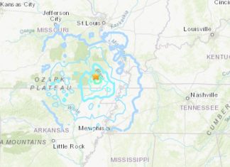 M4.0 earthquake hits Missouri New Madrid fault on November 17-18 2021