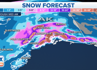 alaska storm, alaska record-breaking storm, Monster atmospheric river storm engulfs Alaska for 5 consecutive days breaking record of snow and rain falls