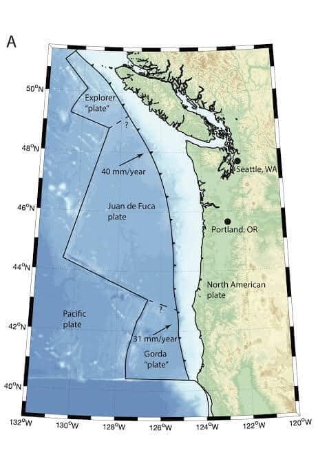 Cascadia subduction rates