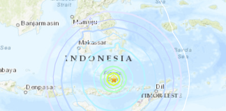 major M7.3 earthquake Indonesia December 14 2021