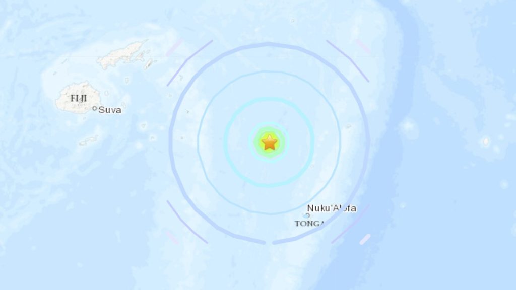 Tonga M6.2 earthquake January 27
