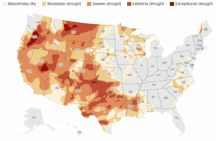 US West drought