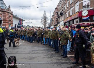 What they don’t show you, veterans protecting the anti vax protesters in Amsterdam 2nd of January