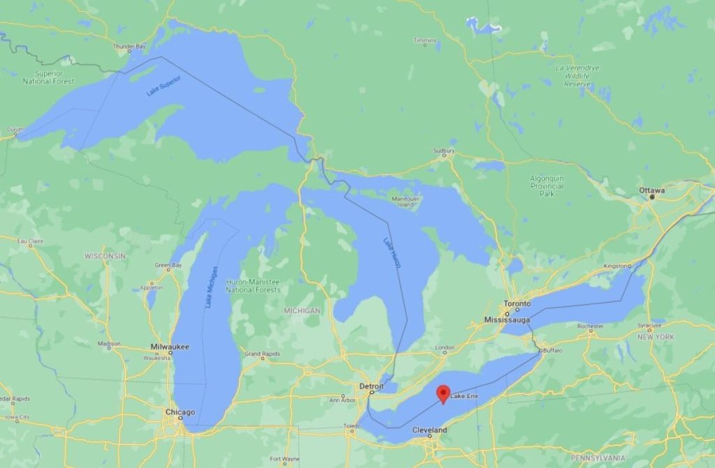 earthquake activity heats water in lake Michigan from below