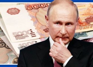 Economic World War I: Putin only accepts ruble for gas and oil deliveries to Europe.