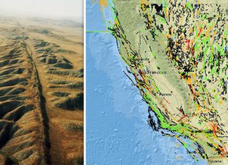 The San Andreas Fault Map