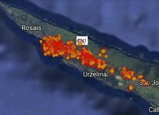 earthquake swarm Sao Jorge March 2022