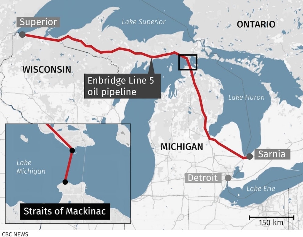 line 5 oil pipeline