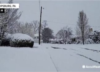 US noreaster snow storm april 2022