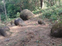 giant mysterious megalithic jars Assam, India