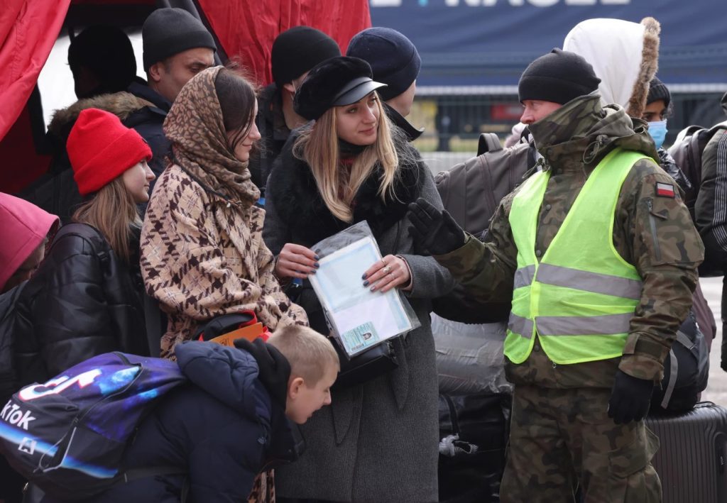 Refugee racism in Europe during Ukraine conflict.