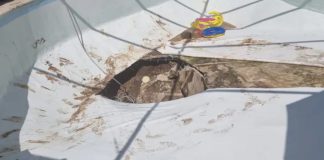 A giant sinkhole drained a pool during party in Israel killing 1. Crazy video of the dramatic event