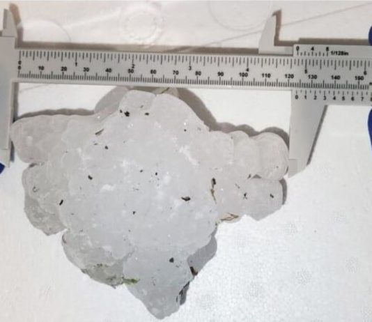 New hail record for Canada: Massive hailstone found near Markerville, Alberta breaks Canadian record