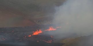 New volcanic eruption in Reykjanes peninsula, Iceland on August 3 2022