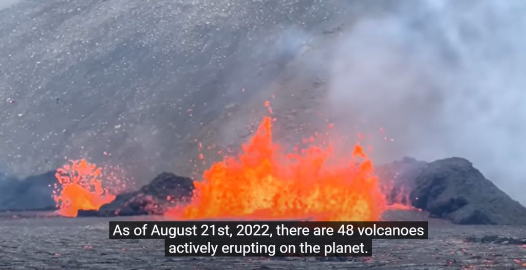 volcanic eruption update August 21 2022