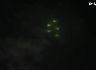 Group of green lights spotted hovering near Brushy Creek, Texas