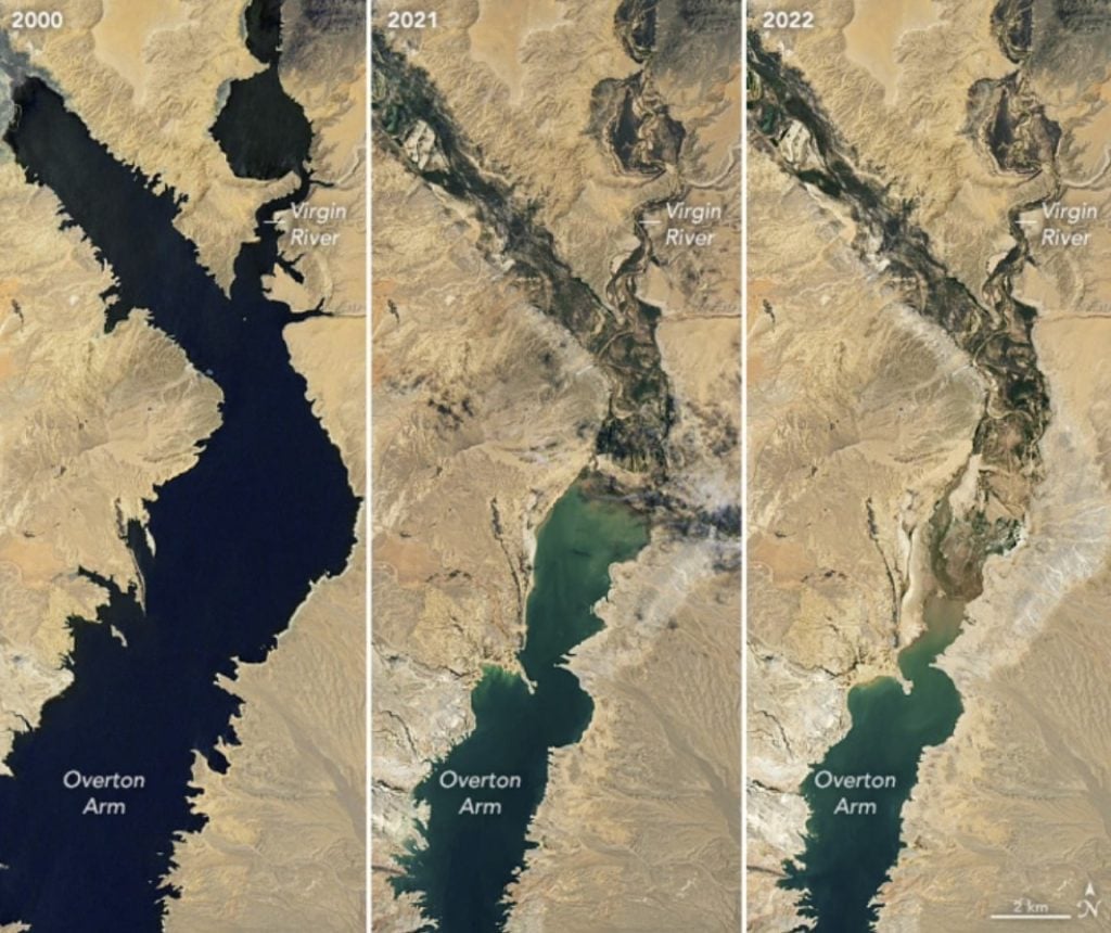 Lake Mead water level 2022
