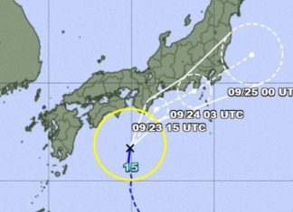 deadly typhoon Talas slams Japan on September 23-24 2022