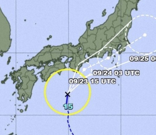 deadly typhoon Talas slams Japan on September 23-24 2022