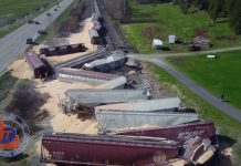 grain train derailment