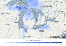 Snow accumulation across the Upper Midwest after first storm of winter 2022-2022 in October