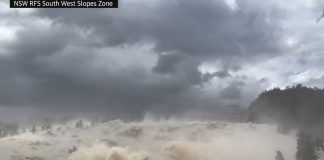 Giant tsunami engulfs NSW towns as dam spills in Australia causing unprecedented flooding in November 2022