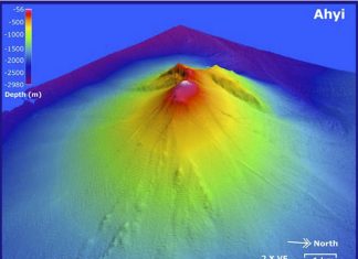 Ahyi undersea volcano likely erupting beneath Pacific Ocean in the Northern Marianas
